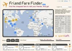 This new application sorts airfare results by price, geographical distance or Facebook friend.